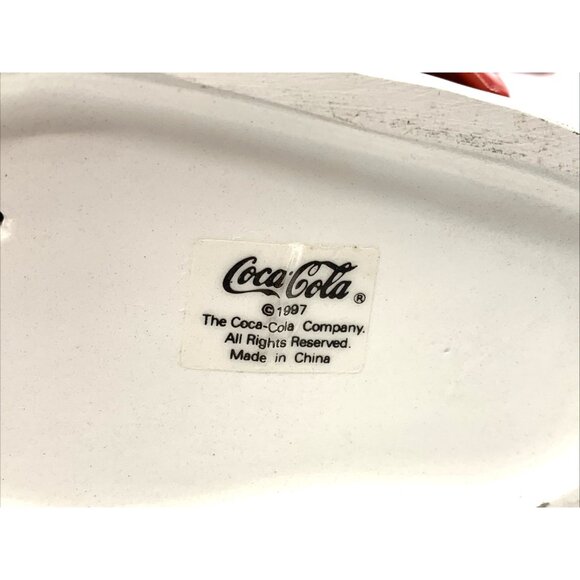 Coca-Cola Polar Bear w/Coke Bottle Figure 5.5" Tall Christmas 1997 Town Square - Picture 11 of 16